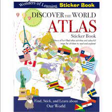 STICKER BOOK WOL DISCOVER THE ATLAS